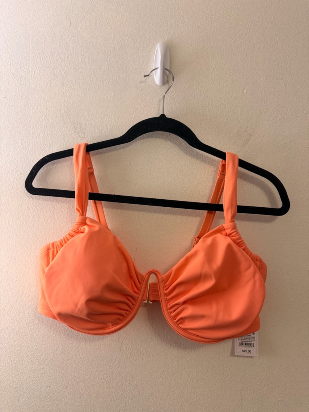 Coral Underwire Bikini Top 38DD